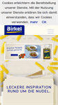 Mobile Screenshot of birkel.de